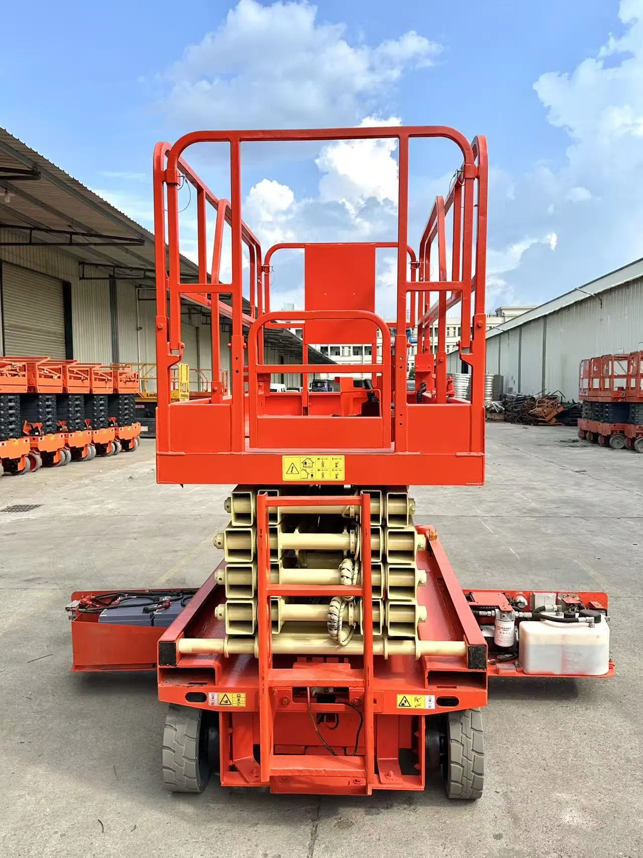 High-Speed Self-Propelled 4-Wheel Hydraulic Scissor Lift