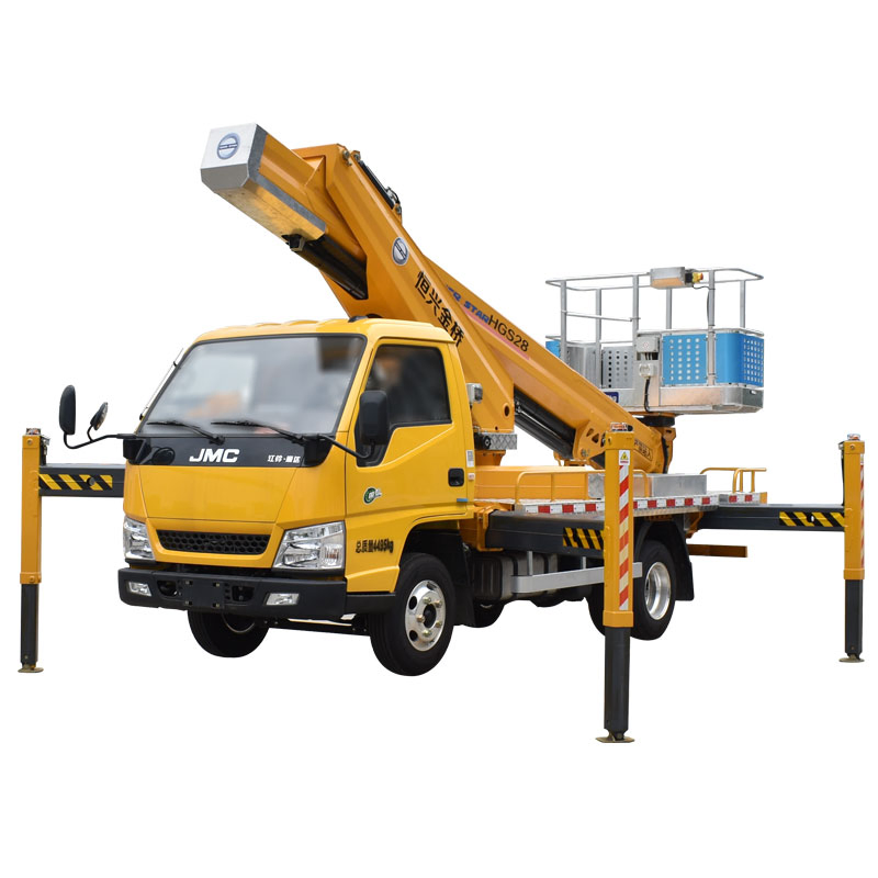 Diese Working Platform with Bucket Truck Automatic Truck Mounted Aerial Lift
