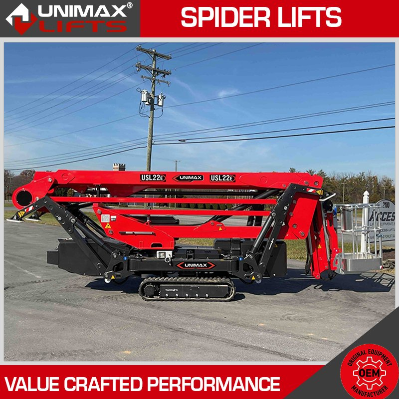 Diesel Jlg and Sinoboom High Reach Spider Models Jlg X20j Sinoboom Gtzz24 Spider Lift Near Me Spider Lifting Equipment Tree Cutting Lift Spider Machine