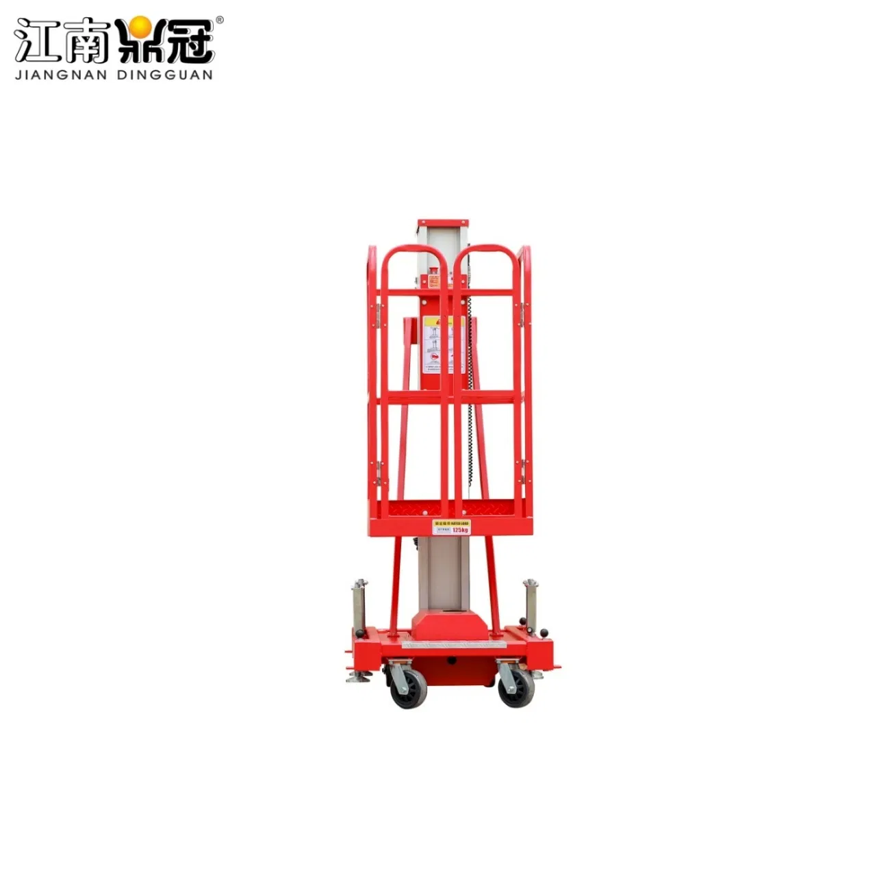Standard Vertical Personnel Lift Table Quality Man Lift Aluminum Lifting Platform