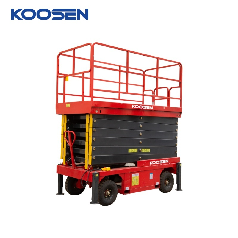 4-16m Push-Around Mobile Theater Stage Lighting Performance Venue Self-Propelled Scissor Lift
