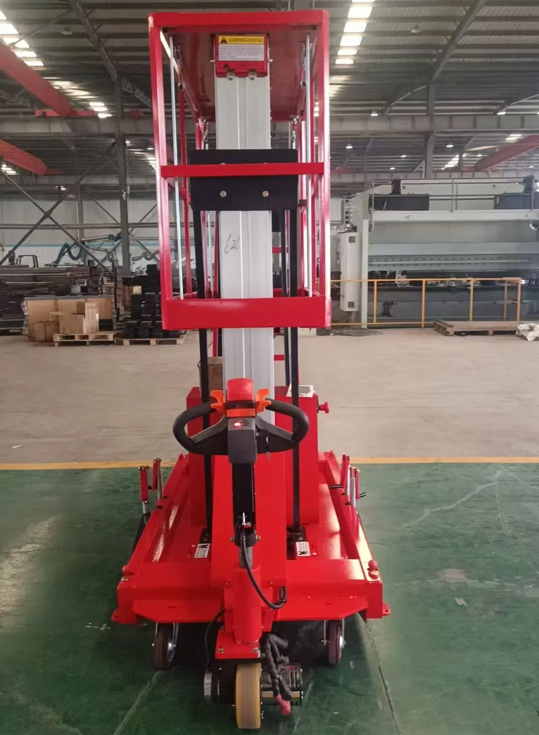 Kpluslift Aluminum Alloy Lift Single &amp; Double Mast Mobile Elevated Work Platform