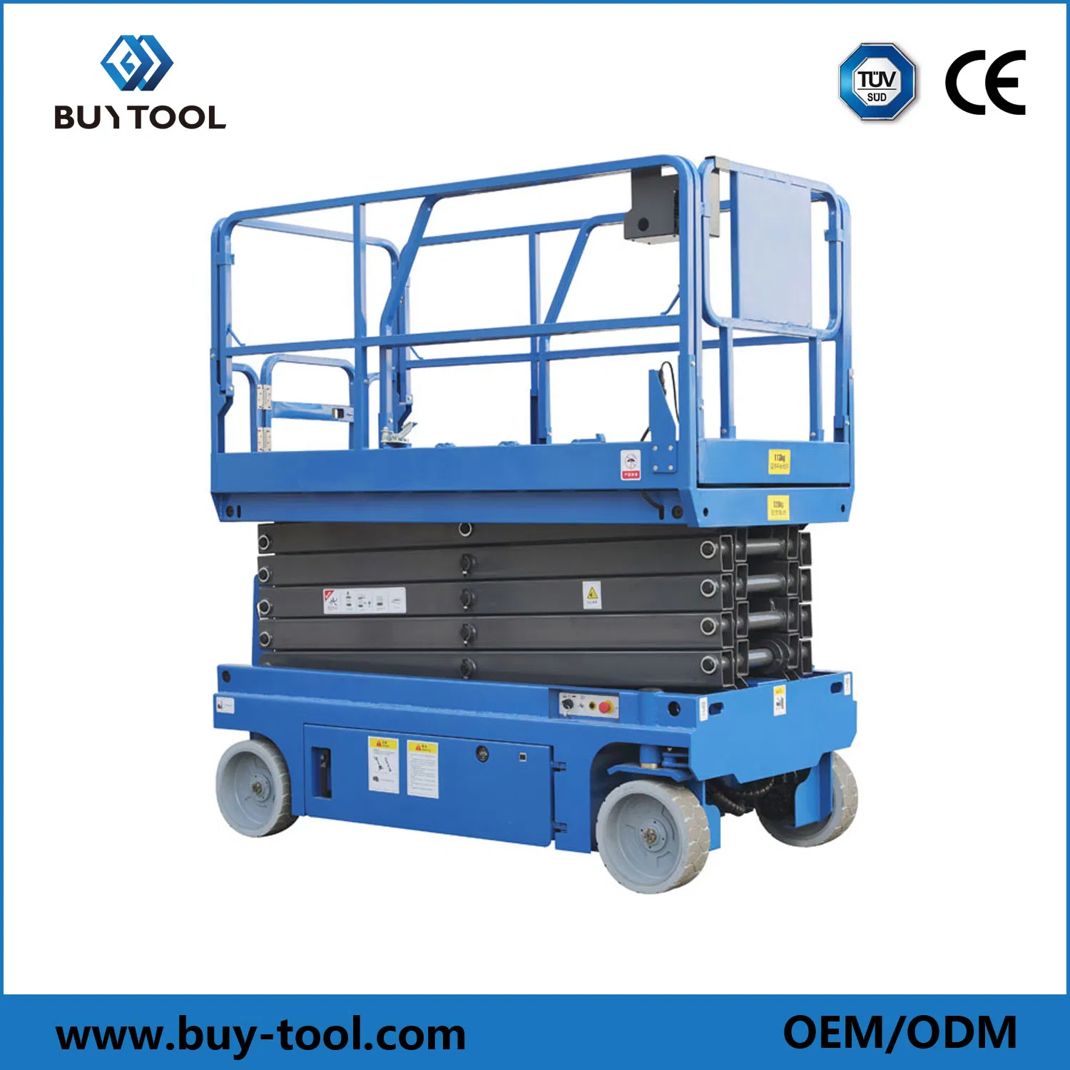 12m High Quality Self Propelled Aerial Working Platform Personnel Lifting and Lowering