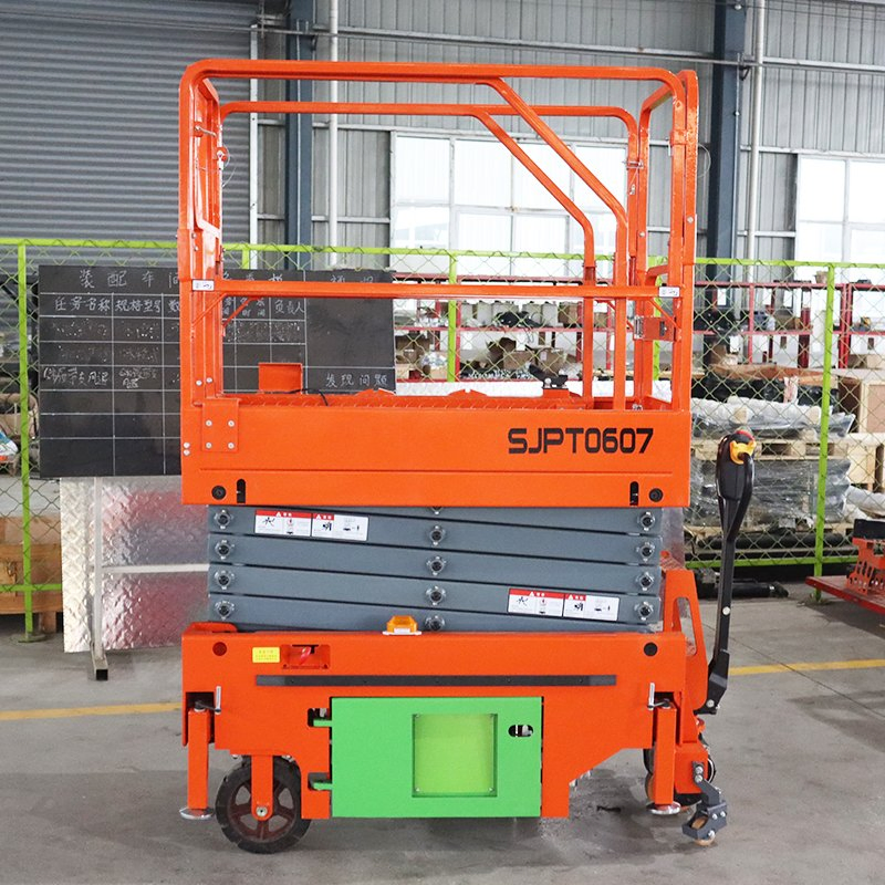 8m Electric Scissor Lifting Platform Wheeled Hand Indoor and Outdoor Special Transport Hydraulic Lift Aerial Work Vehicle