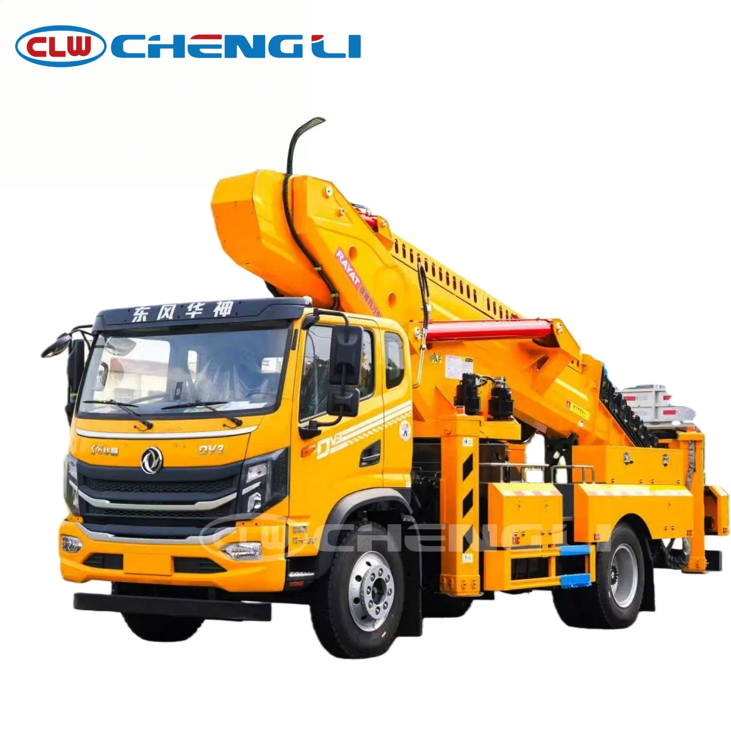 Truck-Mounted Aerial Work Platforms with Compact Stowed Dimensions for Urban Construction