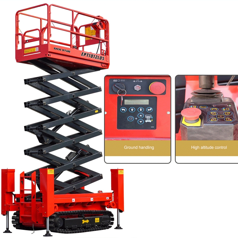 Vehicle Platform Table Tracked Self-Propelled Mobile Hydraulic Electric Scaffolding Scissor Lift