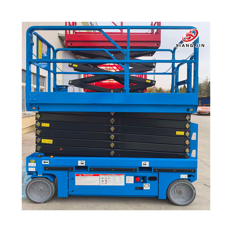 Crawler Self-Propelled Hydraulic Scissor Lift Outdoor Aerial Work Vehicle Rough Terrain Outrigger Diesel Powered Lift