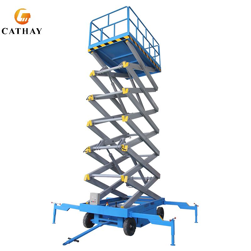 Outdoor Maintenance Vehicle for 8-Meter Aerial Work on Mobile Scissor Platform