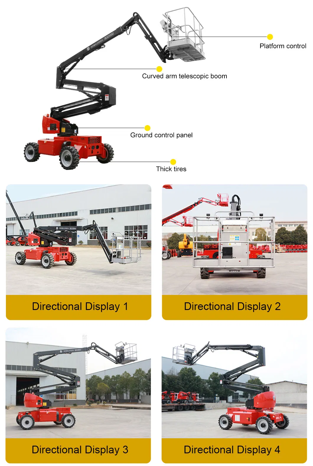 Electric Articulating Telescopic Boom Lift