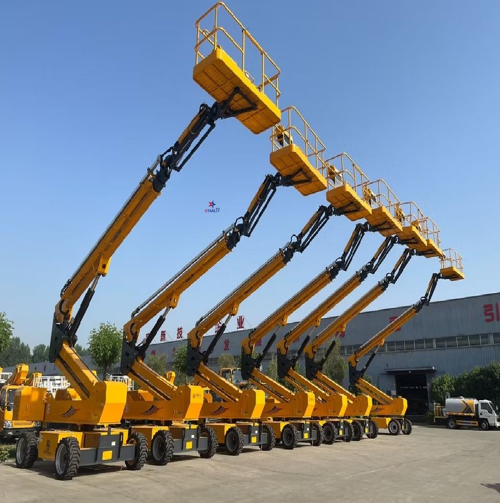Heavy Duty Narrow-Body Telescopic Boom Lift Aerial Work Platform for Emergency Rescue
