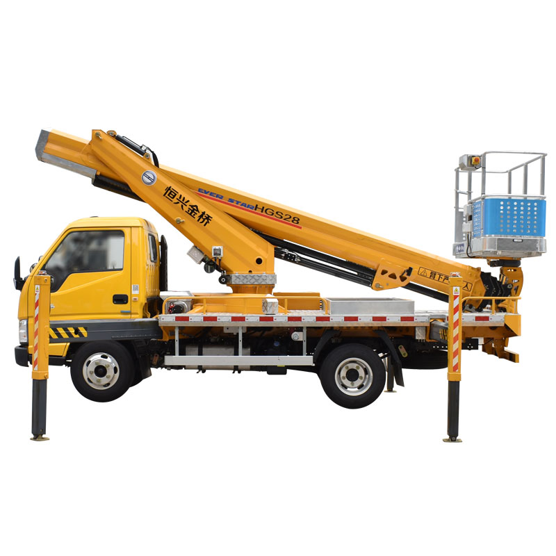 Diese Working Platform with Bucket Truck Automatic Truck Mounted Aerial Lift