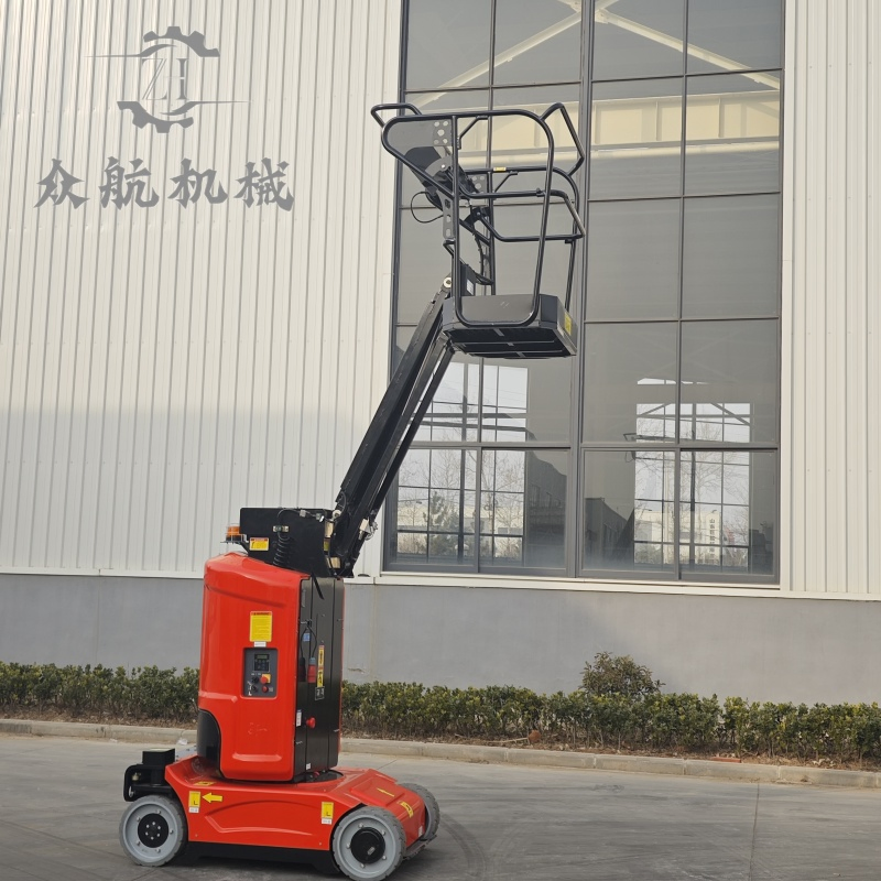 Portable Hydraulic 8m 10m Lift Self Propelled Boom Lift Mobile Work Platform Self-Propelled Vertical Mast