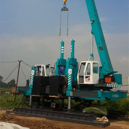 Static Hydraulic Piling Press Large Rig Component Stable Pressure 800mm Pile Driving Equipment