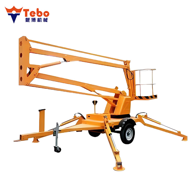 16m Mini Spider Articulated Cherry Picker Trailer Mounted Boom Lift From China