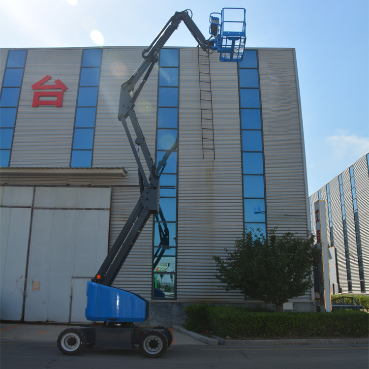 Vertical Mast Boom Lift Mobile Compact Lift with Single Mast and EPA
