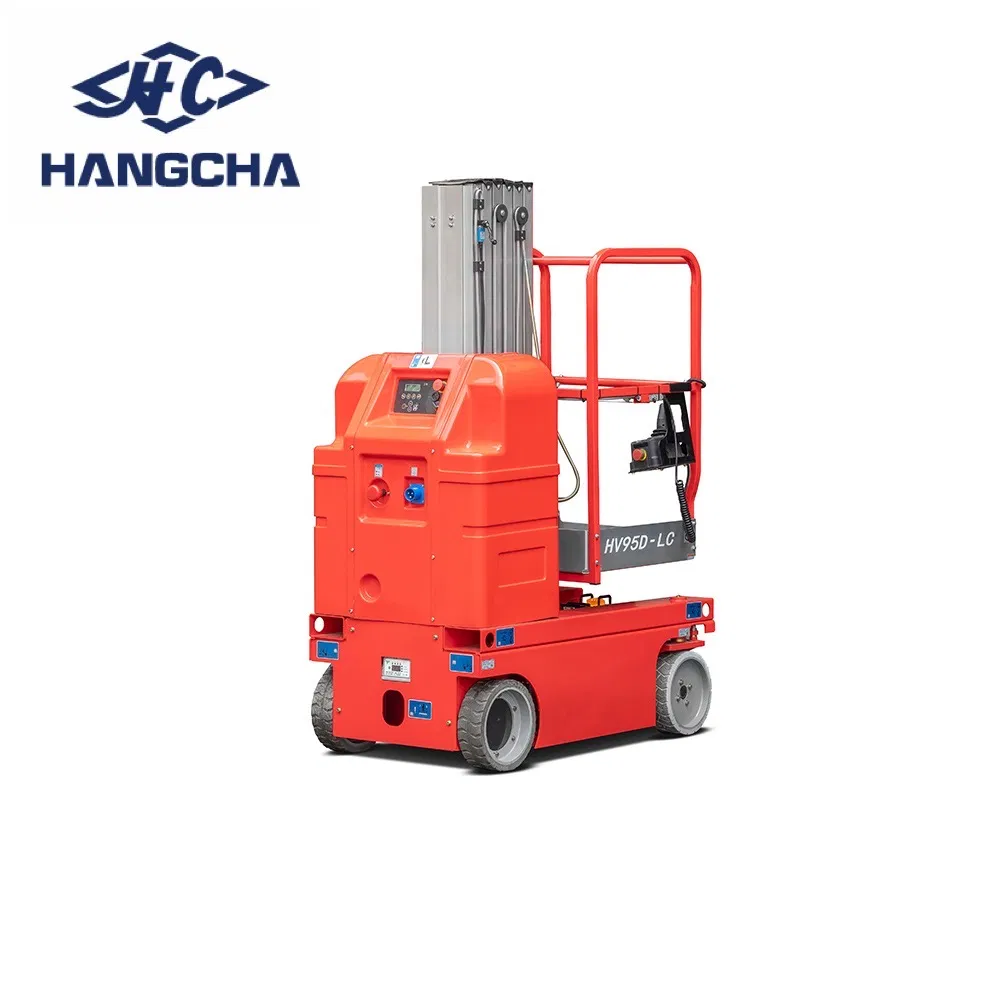 Hangcha Good Quality Push Around Vertical Lift with Single Mast