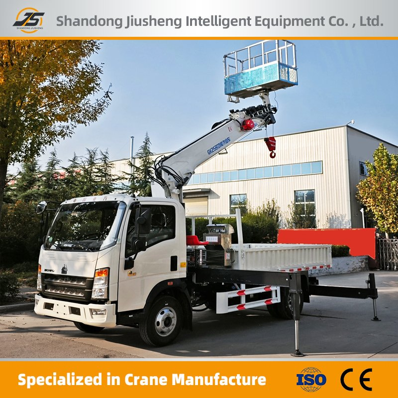 Truck Mounted Man Lift Work Equipment for Warehouse Construction 23m Aerial Platform