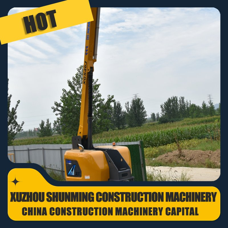 Compact Articulating Boom Aerial Work Platform for Narrow Street Work