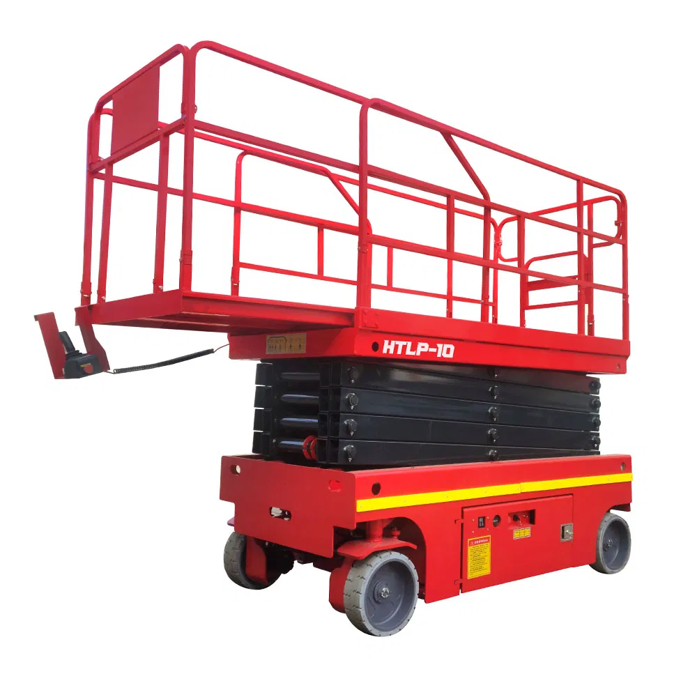 High-Altitude Mobile Hydraulic Battery Scissor Lift Jack Price Scissor Lift 4 M~14 M Elevated Work Platform