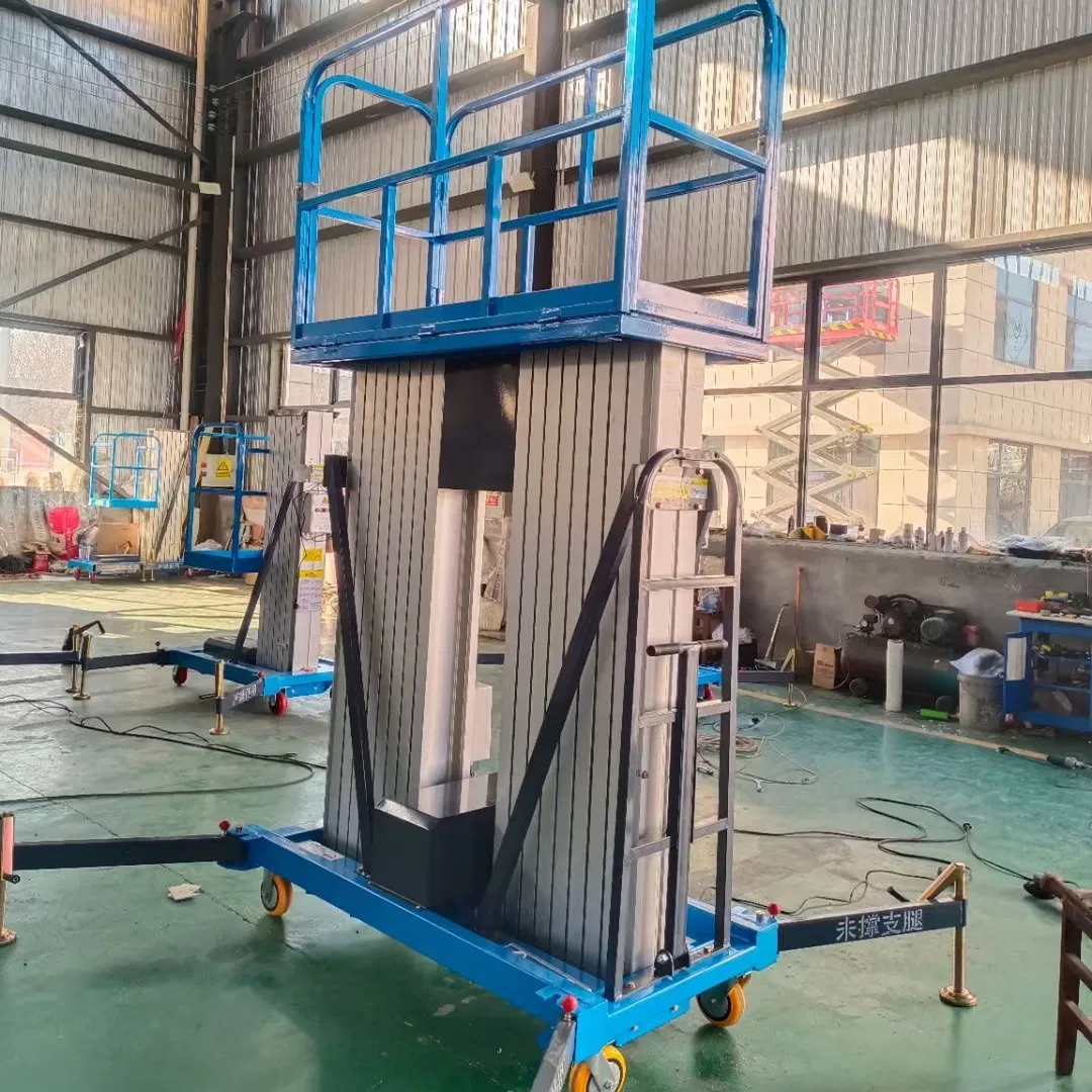 Aluminum Alloy Single-Column Lifting Platform - Indoor Light-Duty Personnel Lifting Platform