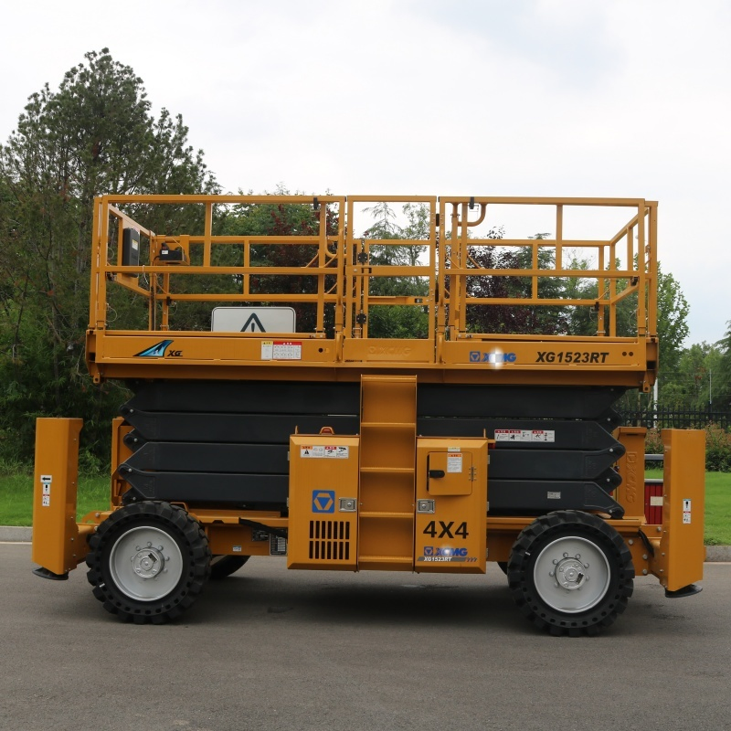 Xg1523rt: a Powerful Diesel Rough Terrain Scissor Lift