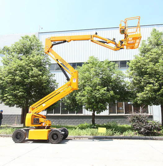 14m 16m 18m 20m 22m Electric Lifting Equipment Self-Propelled Cherry Picker Aerial Work Platform Articulated Boom Man Lift with CE
