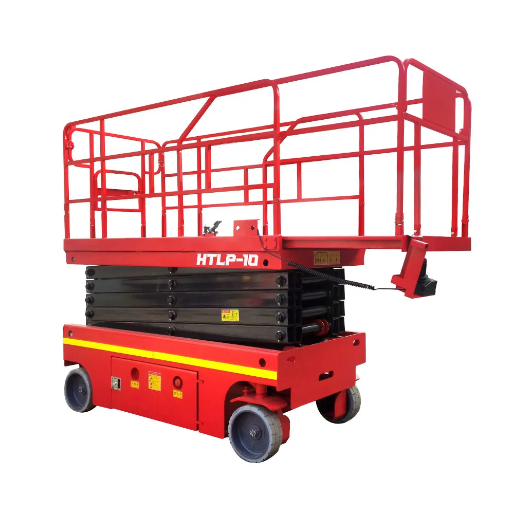 High-Altitude Mobile Hydraulic Battery Scissor Lift Jack Price Scissor Lift 4 M~14 M Elevated Work Platform