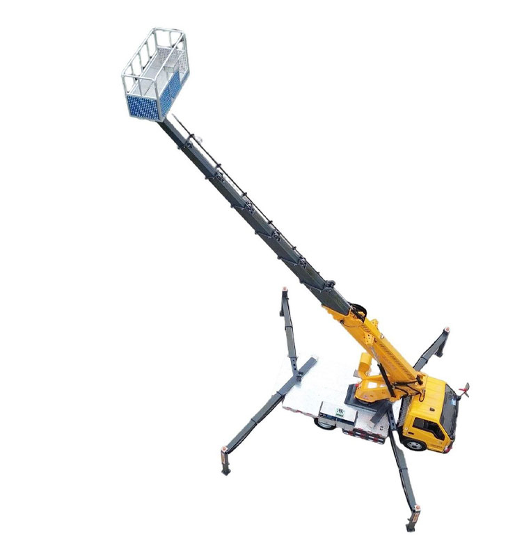 Self-Propelled Hybrid Aerial Work Platform for Outdoor Versatility 32m Lifting Height Small Cranes for Sale