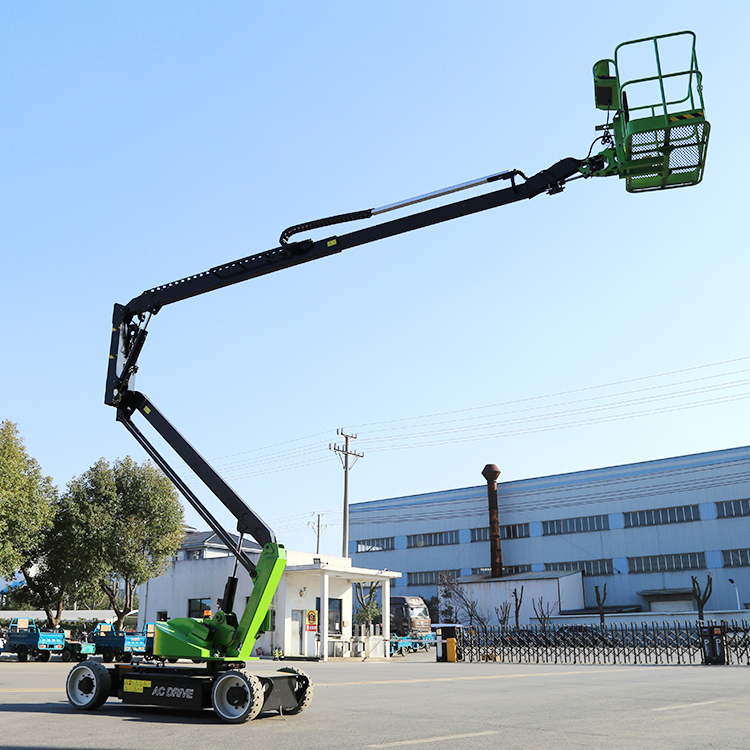 Hight Quality Cherry Picker Trailer Mounted Boom Lift with 14m-20m Working Height and Telescopic Articulated Boom Lift