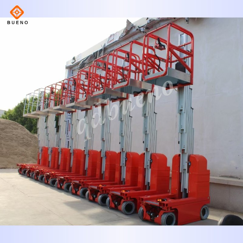 Bueno 6m 8m Interlocking Vertical Mast Lift Platform with CE Certificate