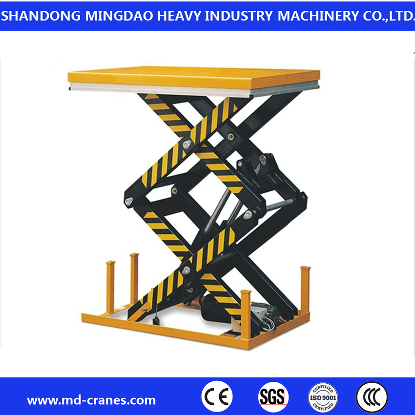 The Self-Propelled Hydraulic Mobile Scissor Lift with Factory Striaghtly Price