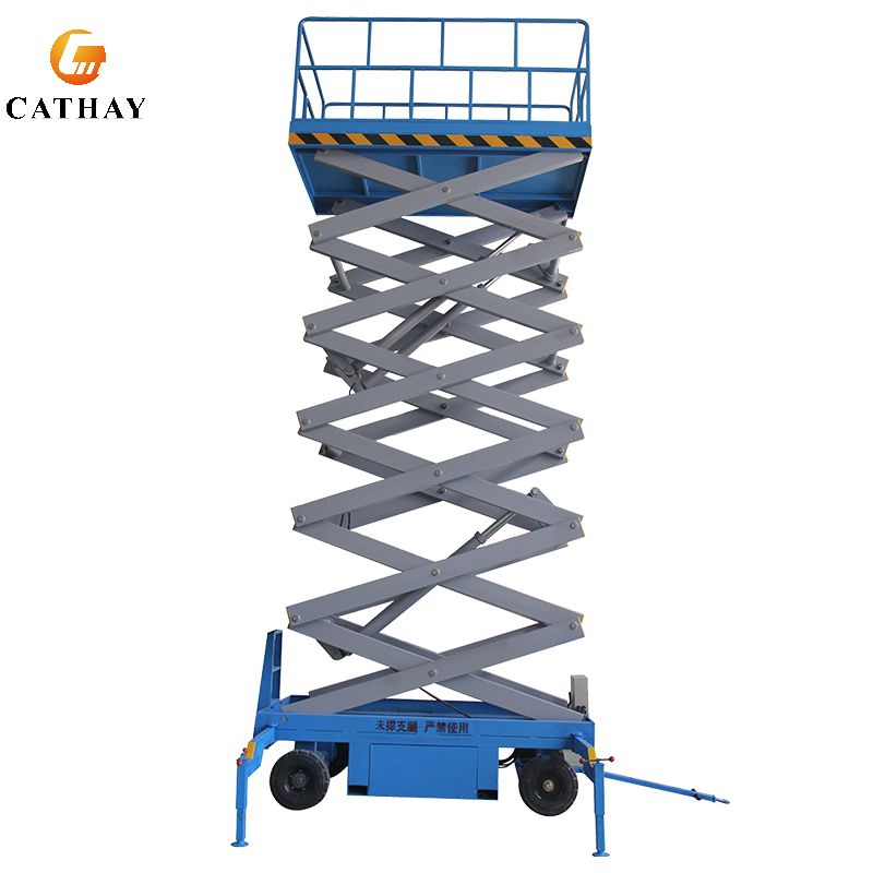 Outdoor Maintenance Vehicle for 8-Meter Aerial Work on Mobile Scissor Platform