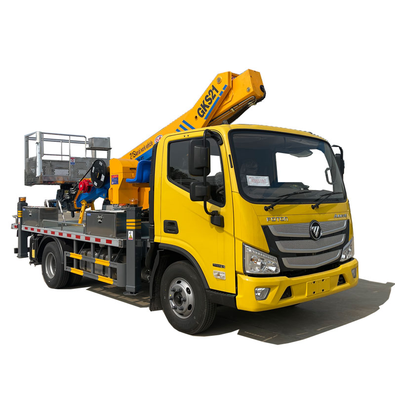 Foton 4X2 21m 20m 18m 16m Compact Electric Aerial Work Platforms for Tight Spaces