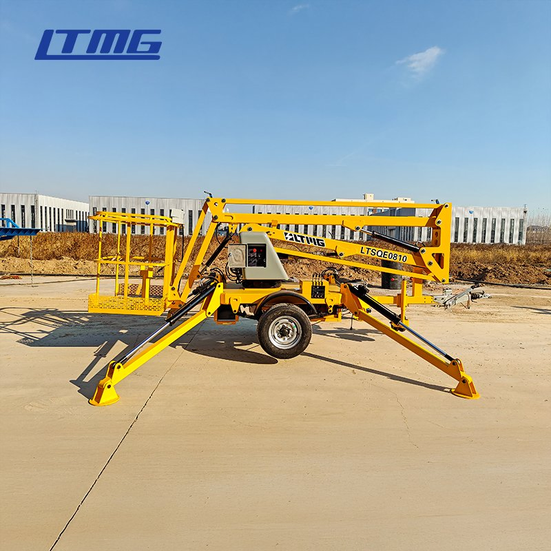 Ltmg Hydraulic Man Mobile Bucket Aerial Work Towable Articulated Telescopic Cherry Picker Trailer Mounted Spider Boom Lift