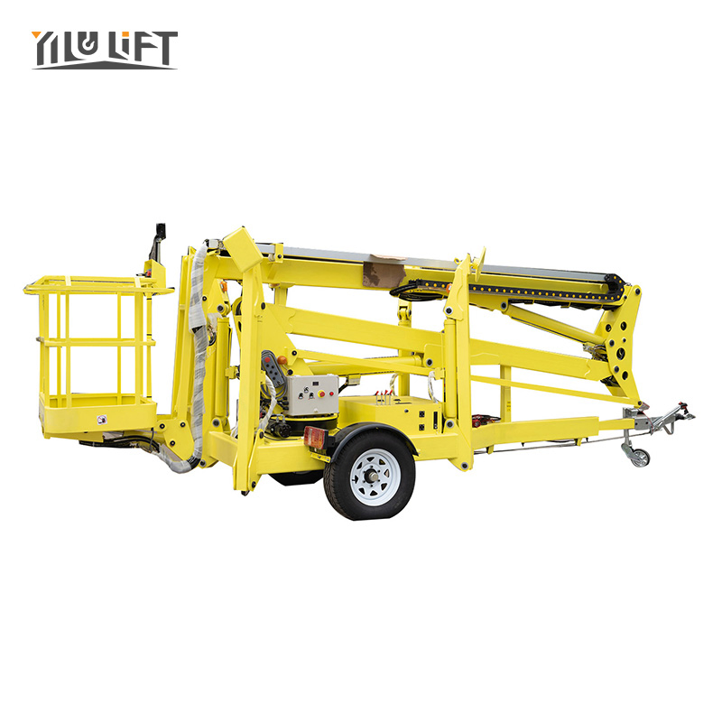 Heavy Duty 12m 14m 16m 18m Electric Diesel Hydraulic Towable Boom Lift