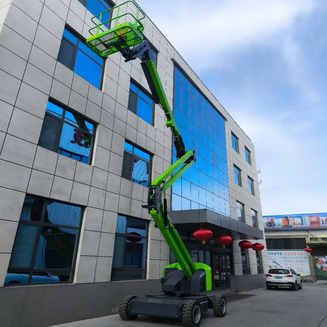 High Quality Outdoor Electric/Diesel Articulated Boom Aerial Work Platform Articulated Spider Boom Lifting Platform