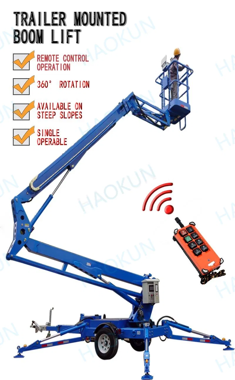 Trailer Mounted Boom Lift