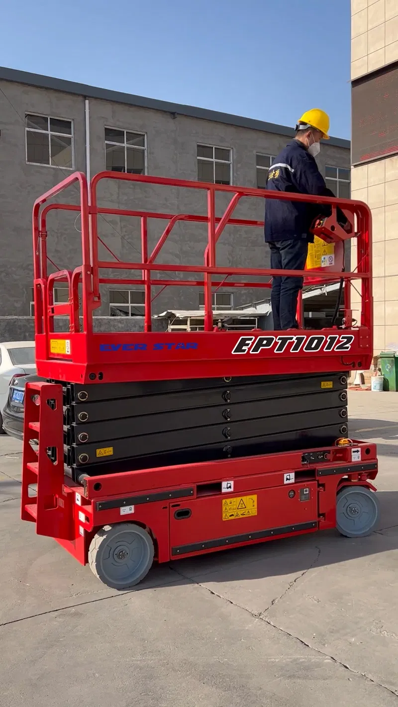 Portable Automatic Moving Indoor Outdoor Construction Aerial Work Platform
