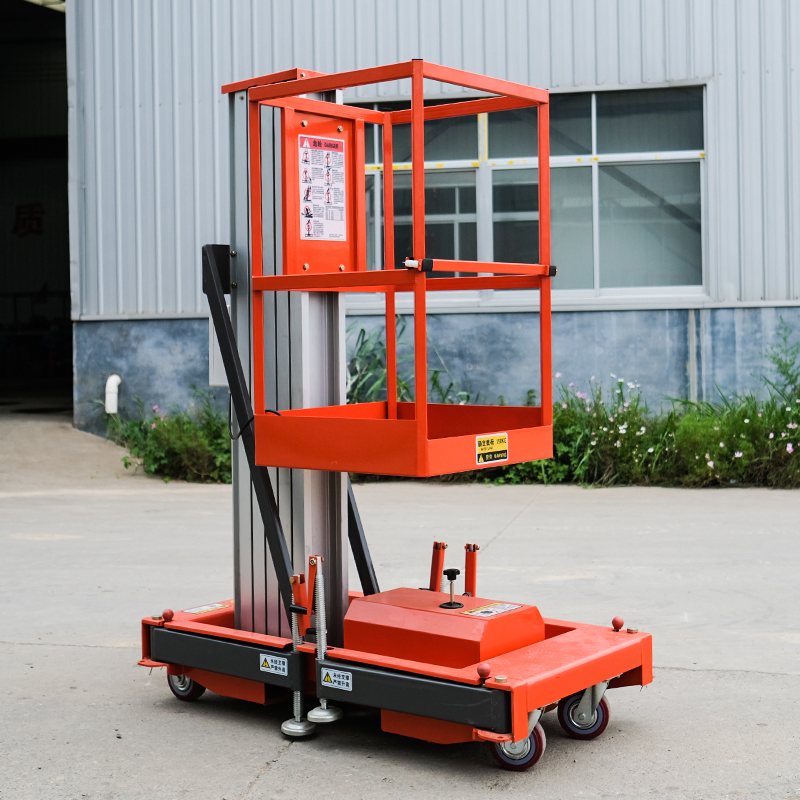 China Electric Vertical Aerial Working Personnel Lifting Platform Telescopic for Outdoor Warehouse