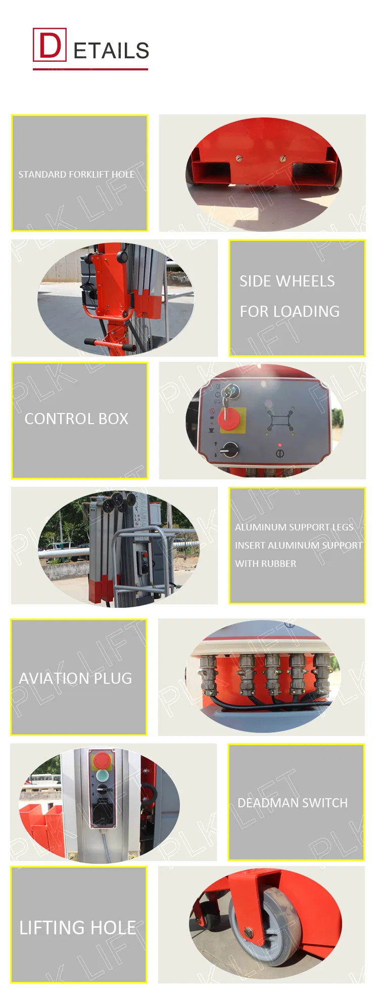 Man Lift Working Platform