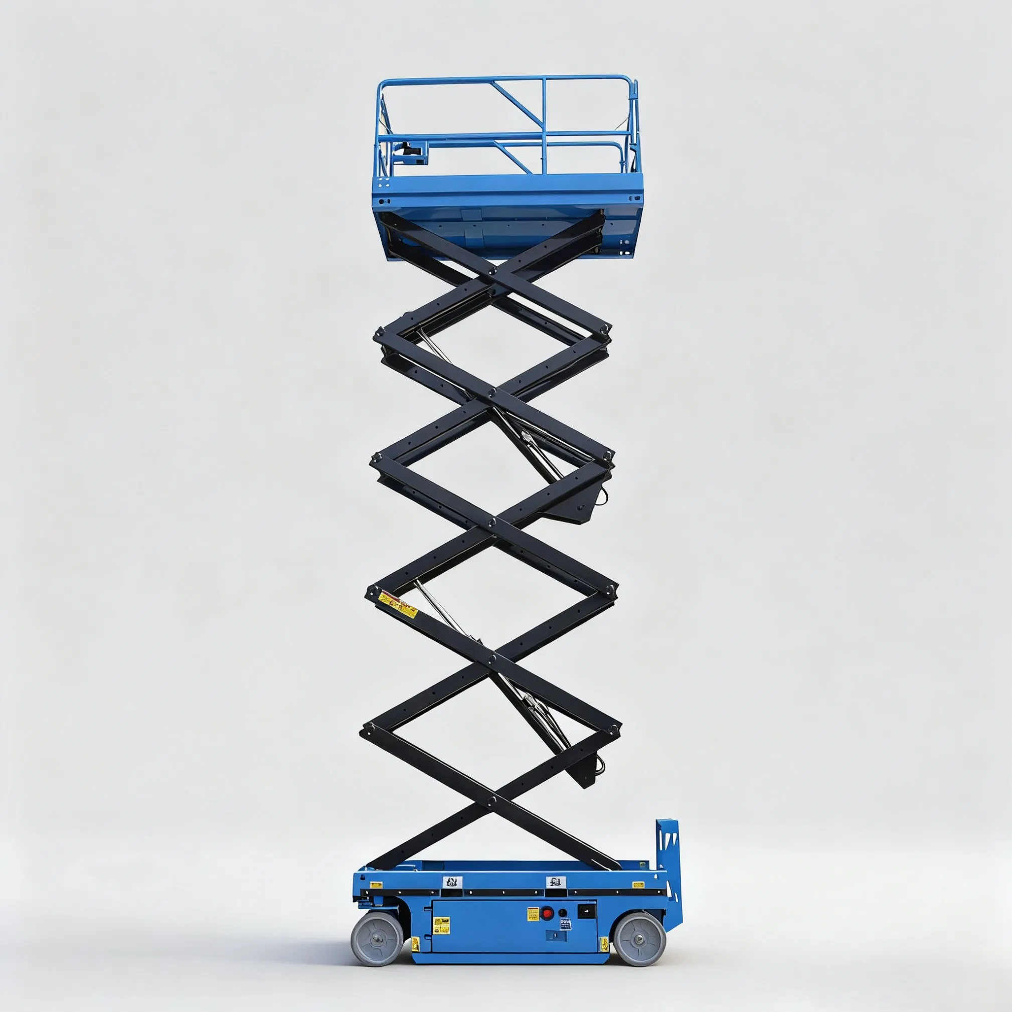Electric Scissor Lift, CE Certified Hydraulic Lift, Mobile Aerial Work Platform for Warehouse and Construction 8m 10m 12m 14m 16m