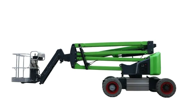 Electric Articulated Boom Lift Side View