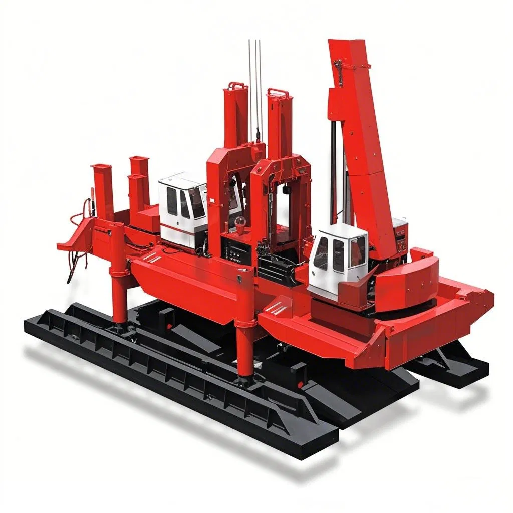 Static Hydraulic Piling Press Large Rig Component Stable Pressure 800mm Pile Driving Equipment
