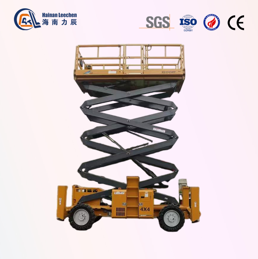 4-12m Electric Scissor Lifting Platform Wheeled Hand Indoor and Outdoor Special Transport Hydraulic Lift Aerial Work Vehicle