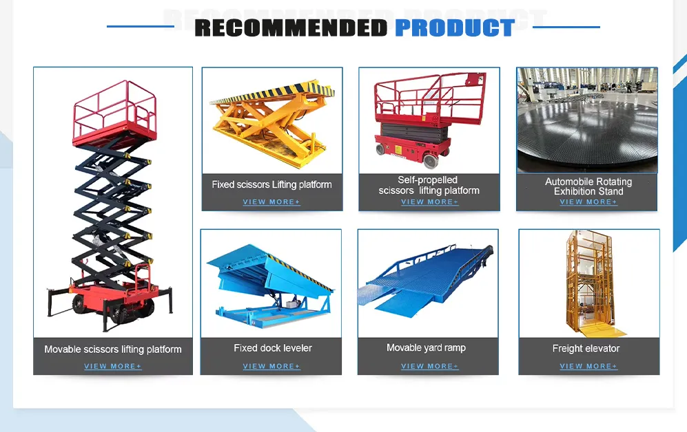 Recommended Lifting Platforms