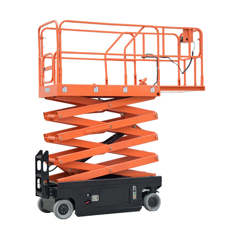 320kg Capacity Lift Vertical Aerial Work Platform Outdoor Rough Terrain Lifting Platform