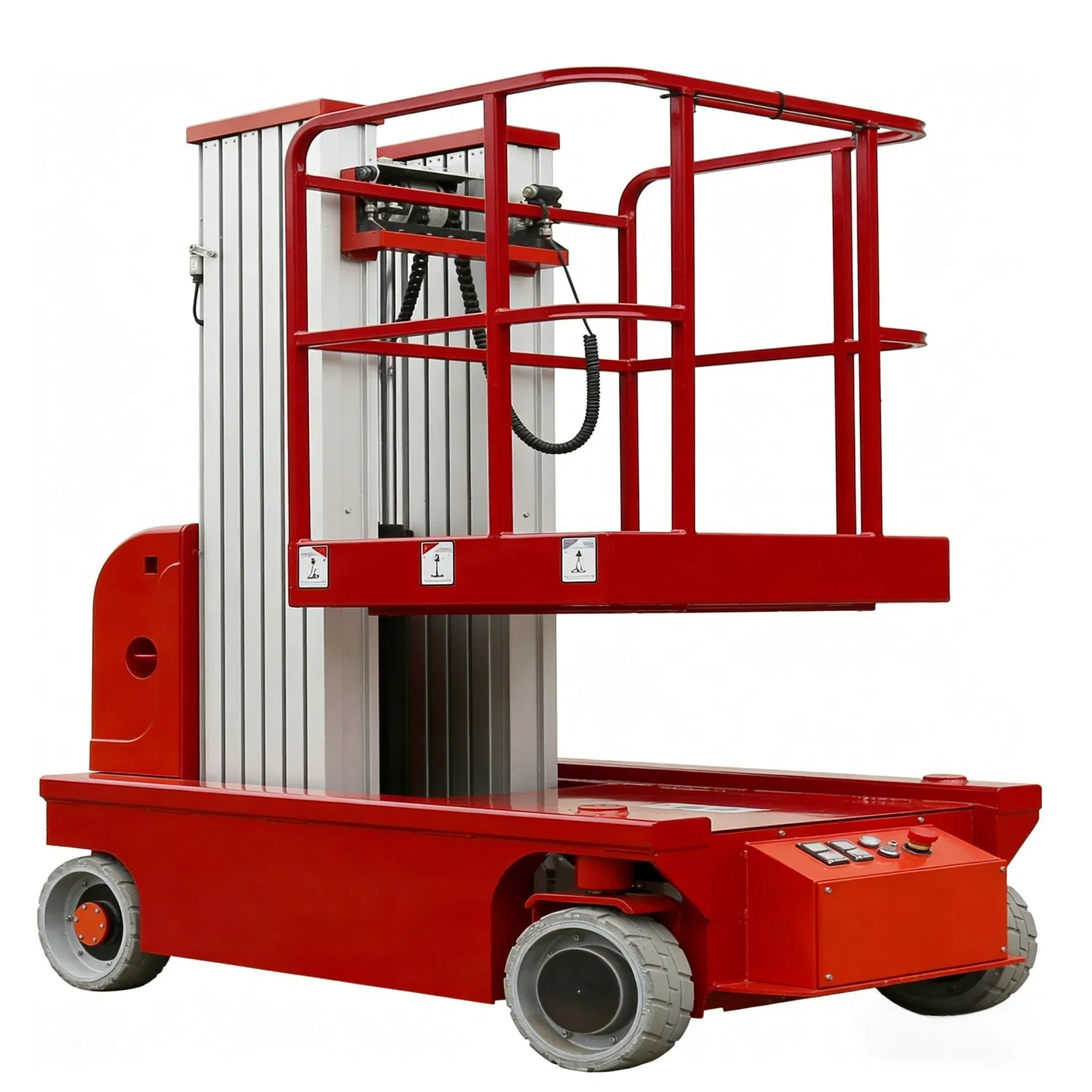 Convenient Diesel 350kg 10m Aerial Work Platform, Portable Lightweight Aerial Lift Platform Ideal for Narrow Indoor Spaces