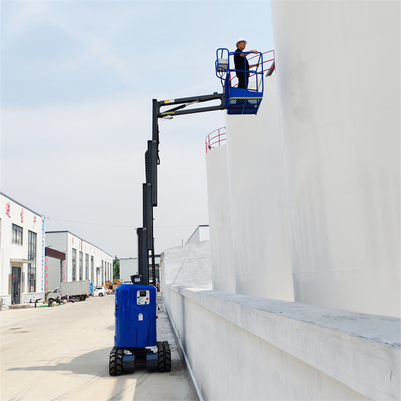 Push Around Single Mast Lift for Low Level Access Tasks