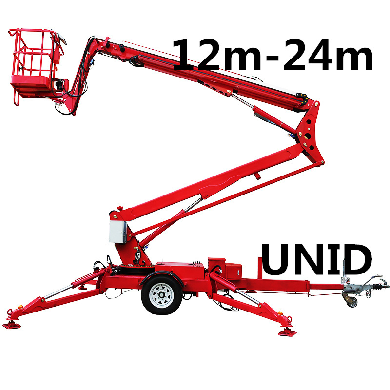 16m 18m 20m Articulating Boom Man Lift 12m 14m Tractor Trailer Boom Lift