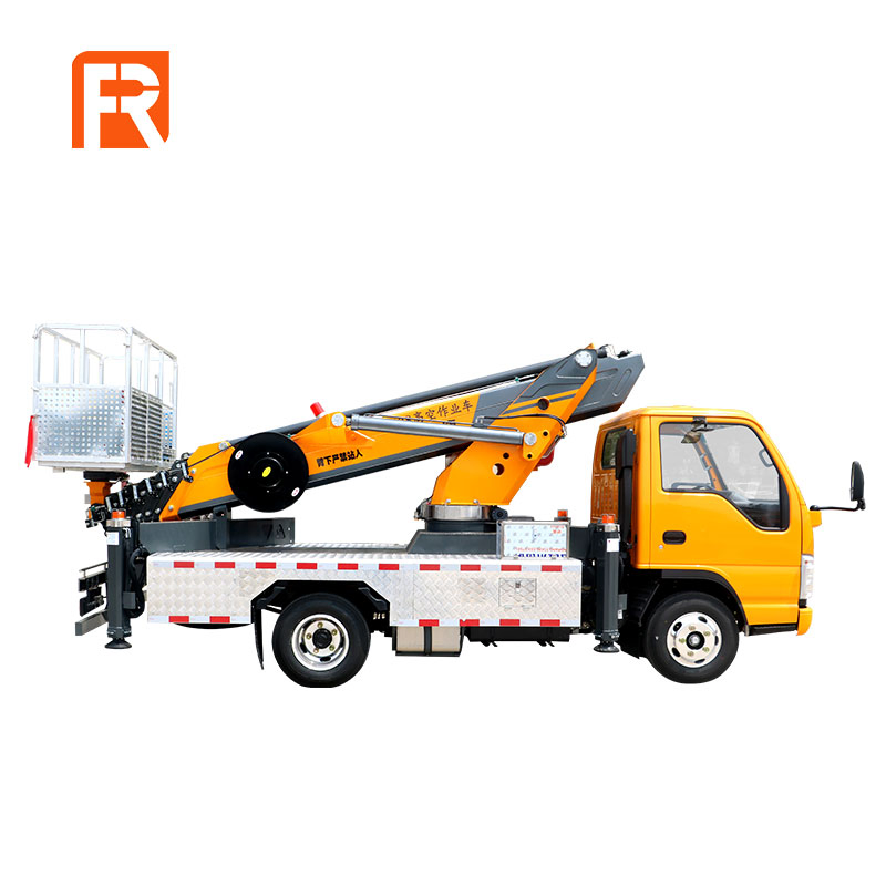 18~60m Trucks with Boom Lifts, Straight Boom Telescopic Truck Mounted Aerial Lift, Van Mounted Aerial Lift